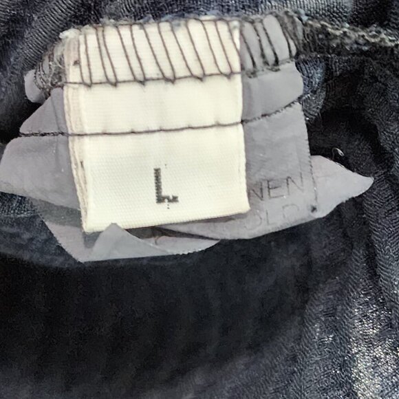 Cynthia Ashby Women's Silk Linen Blend Plisse Dress Shirt - L - Picture 8 of 9